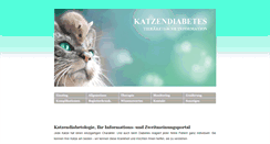 Desktop Screenshot of katzendiabetes.info