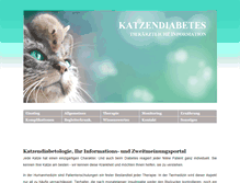 Tablet Screenshot of katzendiabetes.info